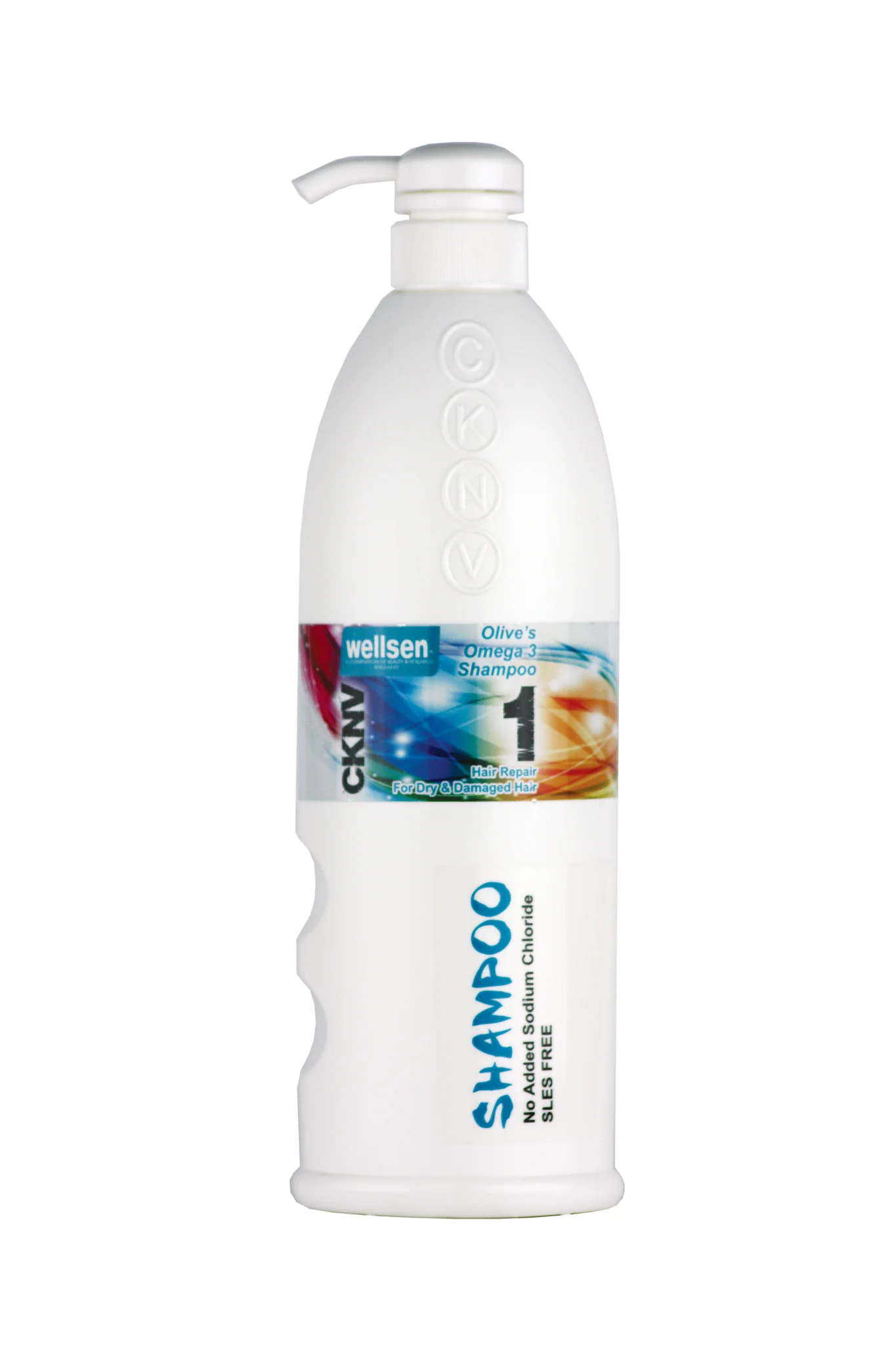 Wellsen CKNV 1 Olive’s Omega-3 Repair Shampoo (for Dry & Damaged Hair) - 1000ml