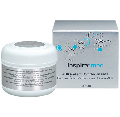 Inspira Med AHA Radiant Complexion Pads 40-PCS